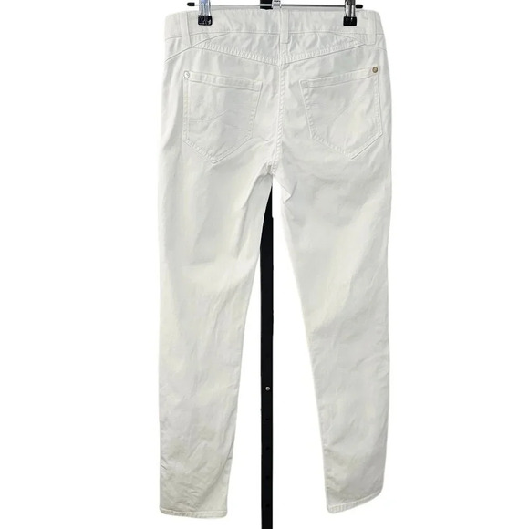 Brunello Cucinelli Womens Skinny Fit Jeans in White Low-Mid Rise Size 6 - Picture 2 of 14
